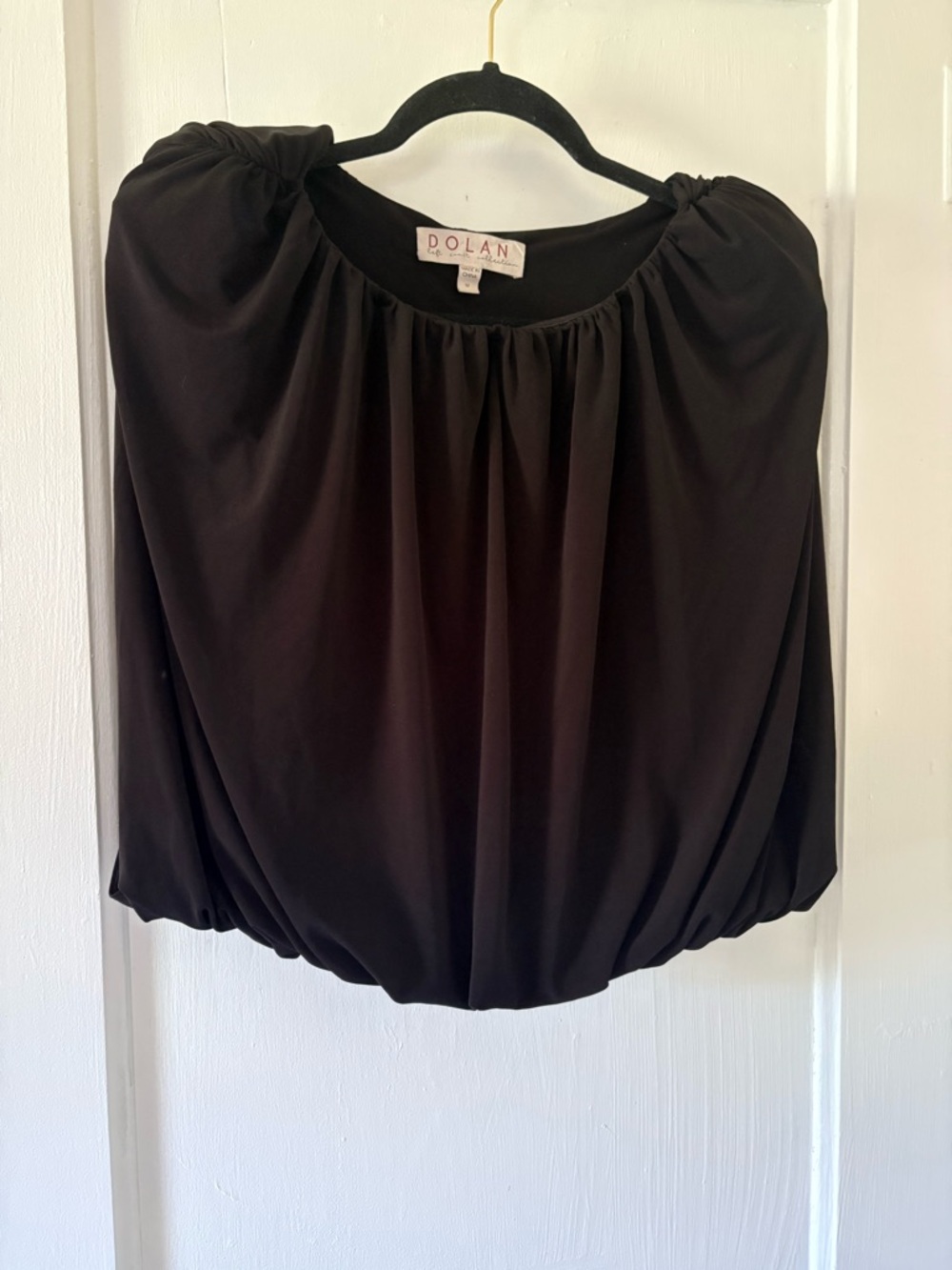 Dolan Bubble Hem Blouse